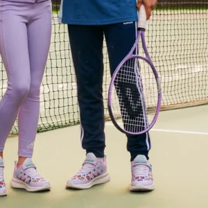 Дитячі кросівки Adidas Minecraft Fortarun EL С для дівчат фіолтеові розові
