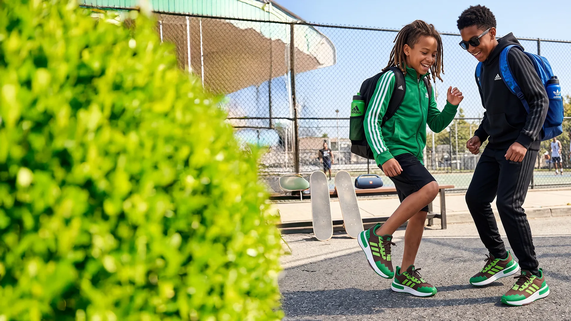 Green Дитячі кросівки Adidas Minecraft Pro-j зелені в Україні